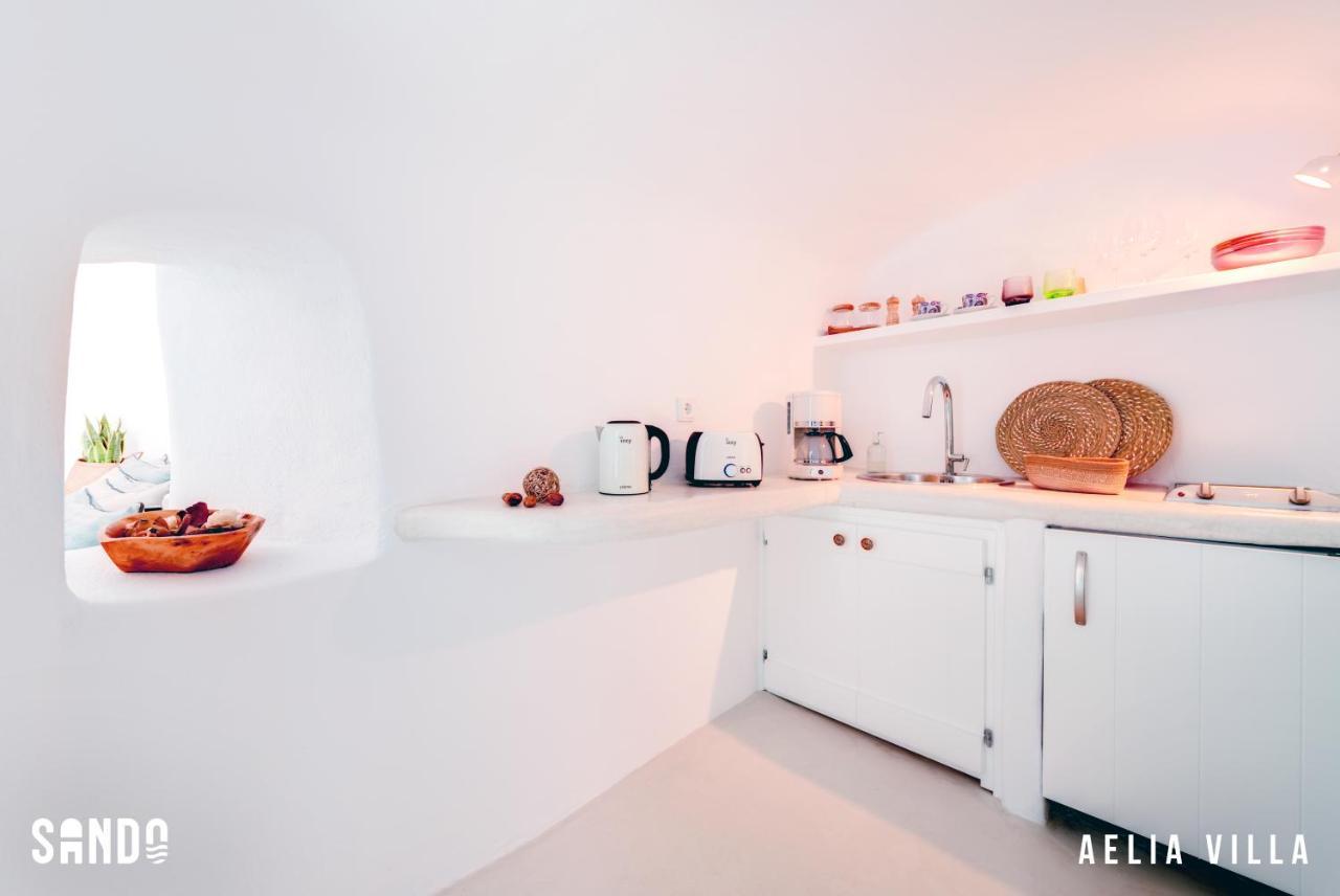 Sando Traditional Cave Villas With Jacuzzi And Sea View Vourvoúlos Zewnętrze zdjęcie