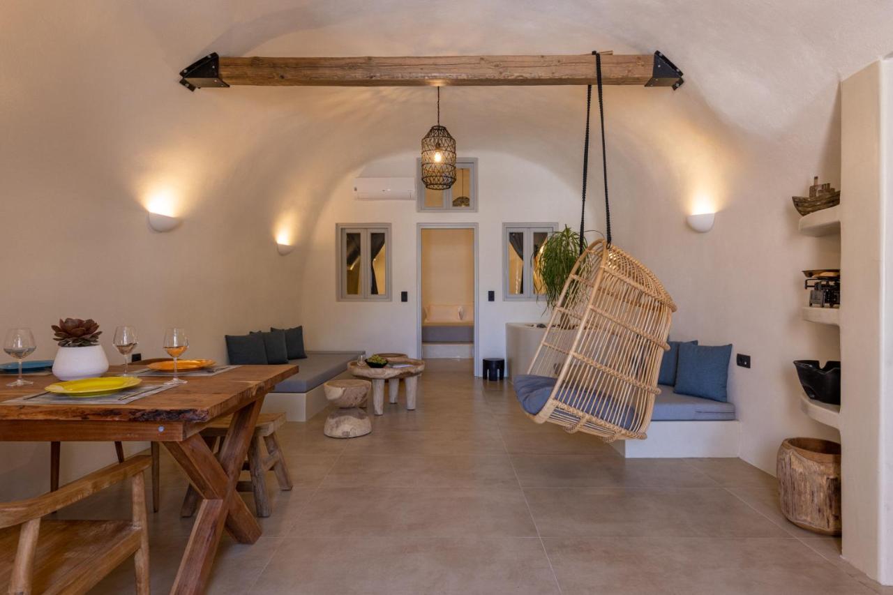 Sando Traditional Cave Villas With Jacuzzi And Sea View Vourvoúlos Zewnętrze zdjęcie