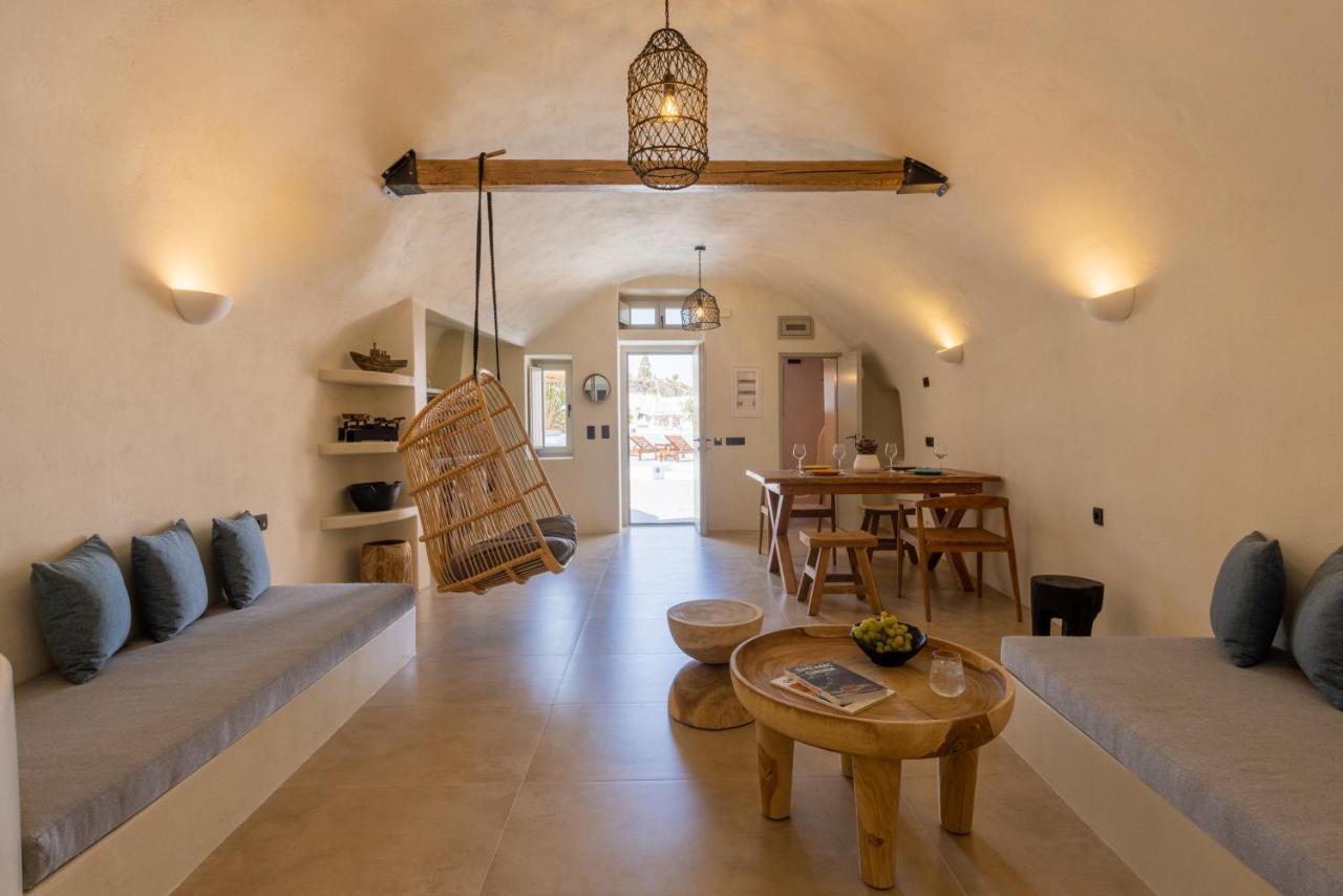 Sando Traditional Cave Villas With Jacuzzi And Sea View Vourvoúlos Zewnętrze zdjęcie